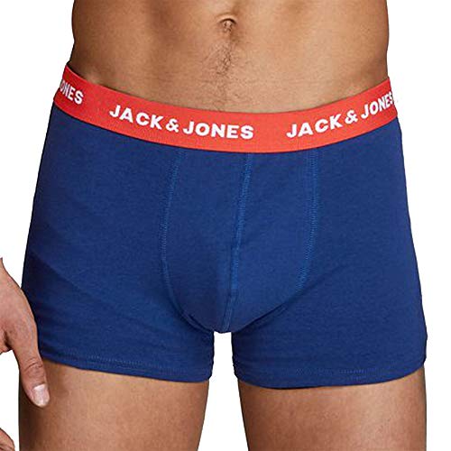 JACK & JONES Jaclee Trunks 5 Pack Bóxer, Azul (Surft The Web/Estate Blue/Blue Jewel), Medium (Pack de 5) para Hombre