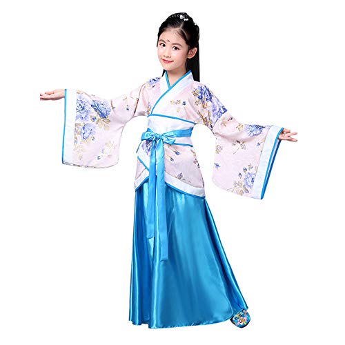 Janjunsi Chino Estilo Hanfu - Tradicional Antiguo Princesa Traje de Rendimiento Vestido de Baile Cosplay Ropa