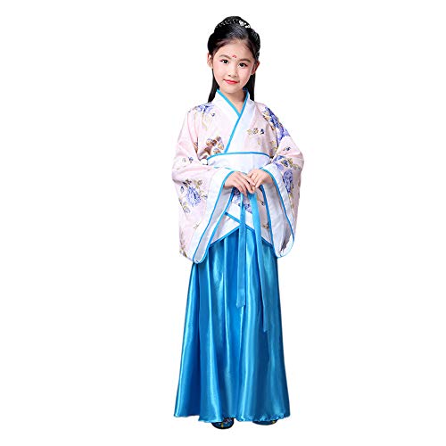 Janjunsi Chino Estilo Hanfu - Tradicional Antiguo Princesa Traje de Rendimiento Vestido de Baile Cosplay Ropa