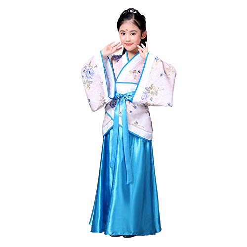 Janjunsi Chino Estilo Hanfu - Tradicional Antiguo Princesa Traje de Rendimiento Vestido de Baile Cosplay Ropa