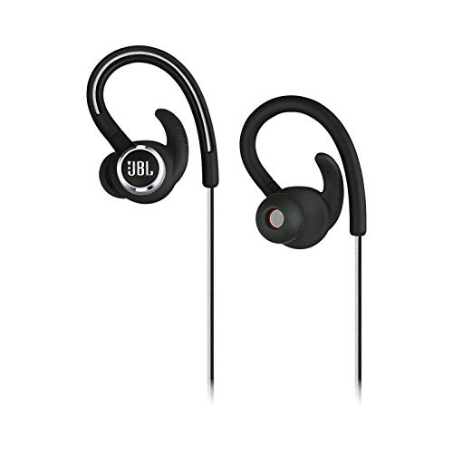 JBL Reflect Contour 2 - Auriculares Deportivos inalámbricos Secure Fit - Duración de la batería de hasta 10 Horas con Carga rápida - Negro