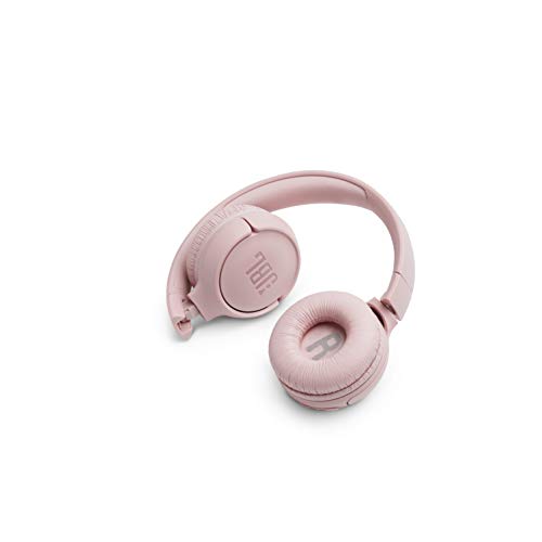 JBL Tune500BT Auriculares On Ear con Bluetooth – Auricular de diadema plegable – Batería de hasta 16 horas – Cascos inalámbricos de color rosa