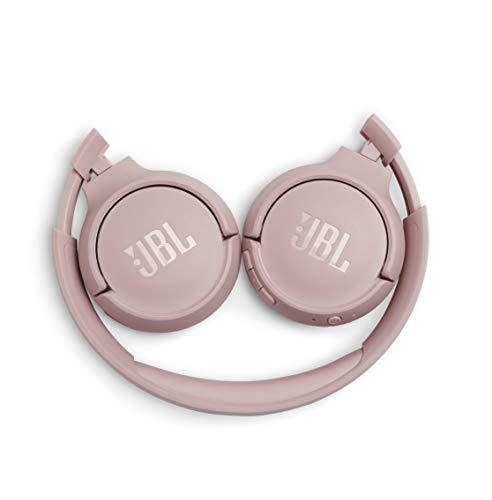 JBL Tune500BT Auriculares On Ear con Bluetooth – Auricular de diadema plegable – Batería de hasta 16 horas – Cascos inalámbricos de color rosa