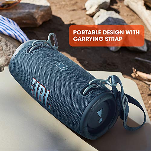 JBL Xtreme 3 - Altavoz Bluetooth portátil resistente al agua (IP67) y al polvo con PartyBoost y 15h de reproducción continua, azul