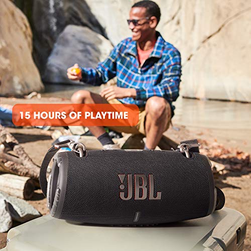 JBL Xtreme 3 - Altavoz Bluetooth portátil resistente al agua (IP67) y al polvo con PartyBoost y 15h de reproducción continua, azul