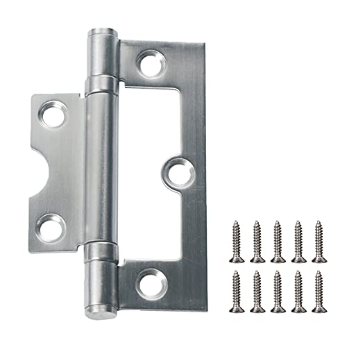 JCYANG Acero Inoxidable 3 Pulgadas Madre y Puerta de bisagra de Puerta y Muebles de Ventana Rodamiento de Bolas Accesorios de Hardware de Acero Inoxidable 4pcs Bisagras