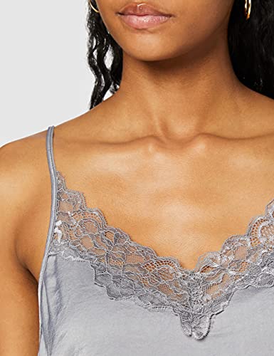 JDY Jdyappa Singlet Wvn Noos Camiseta sin Mangas, Gris (Sharkskin Detail: DTM Lace), 38 (Talla del Fabricante: 36) para Mujer