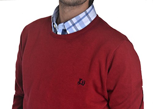 Jersey de cuello redondo Ridebike "la vespa" | Color Burdeos | 100% algodón | custom fit (152) (M)
