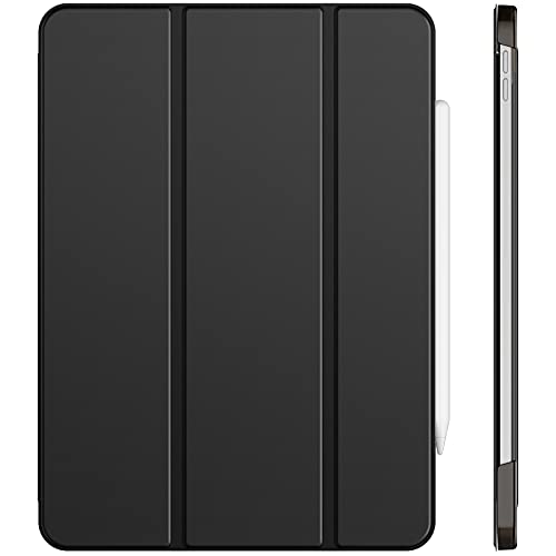 JETech Funda Compatible iPad Pro 11 Pulgadas, Modelos 2021/2020, Compatible con Pencil, Smart Cover Auto-Sueño/Estela (Negro)
