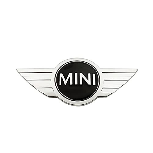 JIUHE Pegatinas de Metal de Fibra de Carbono 3D Emblema Insignia Compatible con Mini Cooper One S R50 R53 R56 R60 F55 F56 R57 R58 R59 R60 R60 Estilismo de Coche (Color Name : A)