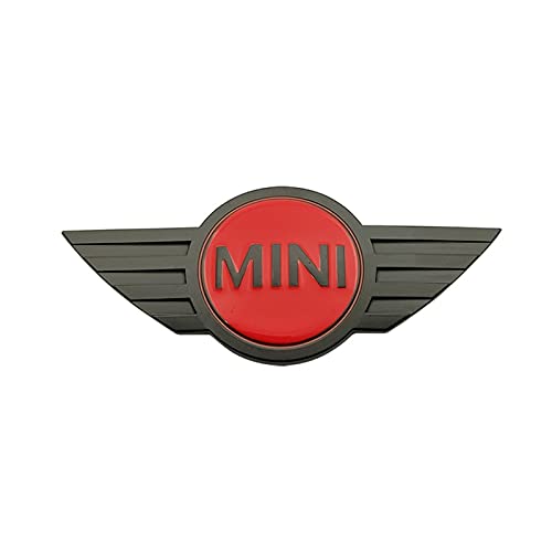 JIUHE Pegatinas de Metal de Fibra de Carbono 3D Emblema Insignia Compatible con Mini Cooper One S R50 R53 R56 R60 F55 F56 R57 R58 R59 R60 R60 Estilismo de Coche (Color Name : A)
