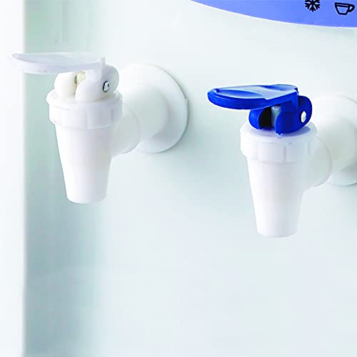 Jocca Dispensador de Agua con depósito de 7 litros, Blanco y azul, 24.5 x 23 x 34 cm
