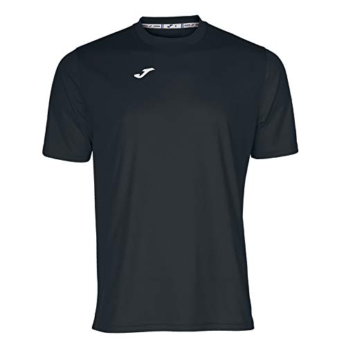 Joma Combi Camiseta Manga Corta, Hombre, Negro, L