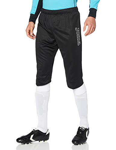 Joma Pantalon Pirata Vela Negro, Hombres, XL