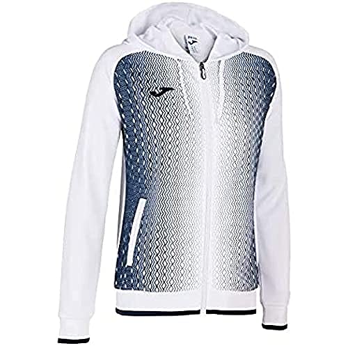 Joma Supernova Sudaderas, Mujer, Blanco-Marino, M