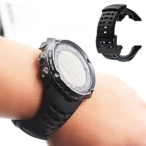 JTMM Reemplazo de Reloj de Goma Flexible,Suunto Ambit 1/2 / 2S / 2R / 3 Sport / 3 Run / 3 Peak -Banda de Reloj Premium Resistente al Agua 24 mm - Destornillador Incluido