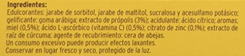 JUANOLA Própolis Sabor Limón y Miel - 24 pastillas blandas - Ayudan a suvaizar la garganta de forma natural. Producto alimenticio con Própolis, Miel, Zinc y Vitamina C.