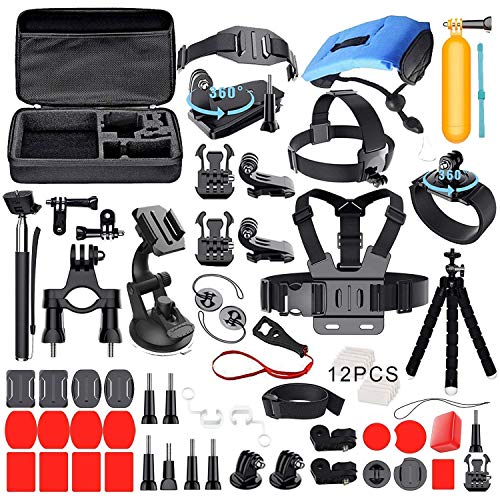 Juego de Accesorios para GoPro Hero 10 Hero 9 Hero 8 Hero 7 Hero 6 Hero 5 Hero Fusion MAX/Session Fit Xiaomi AKASO Crosstour Apeman Action Camera