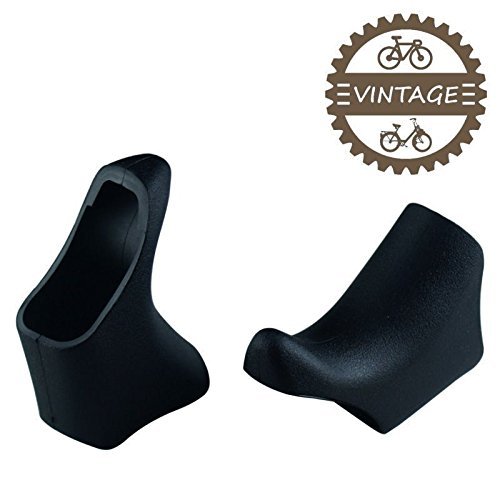 JUEGO GOMAS MANETAS NEGRO PARA BICICLETA DE CARRETERA VINTAGE CICLISMO RETRO