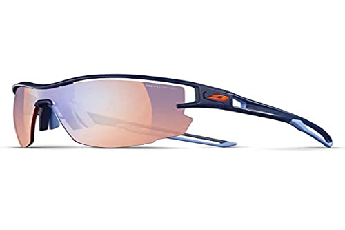 Julbo Aero Gafas de sol para Hombre, Bleu Foncé/Bleu Foncé, talla única