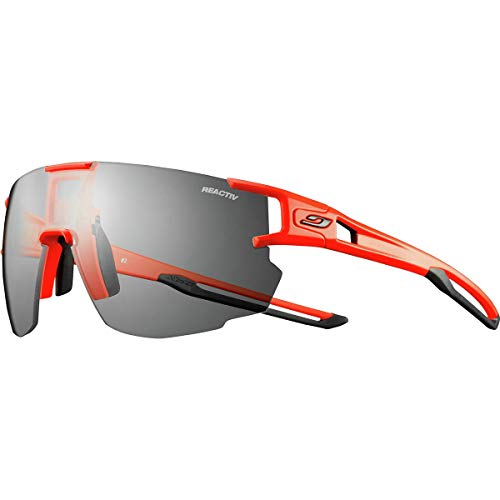 Julbo AEROSPEED - Gafas de sol para hombre, color naranja fluorescente, negro, talla XL