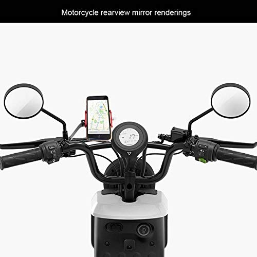 JWGD Titular de la Moto eléctrica de la Bici de la Motocicleta Espejo retrovisor de extensión Soporte de Montaje for el teléfono móvil de la Tableta Soporte de Montaje del Manillar (Color : Sky Blue)
