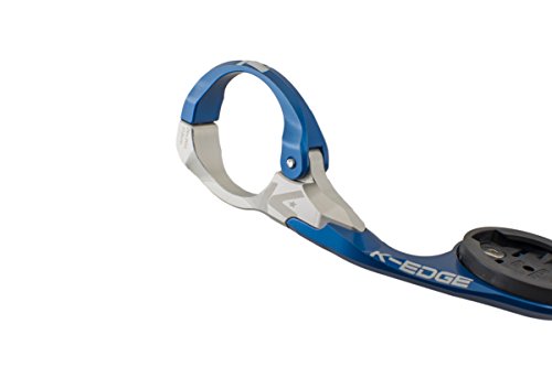 K-Edge Race Aero - Soporte para Garmin Edge 20, 25, 520, 820, Azul, Talla única