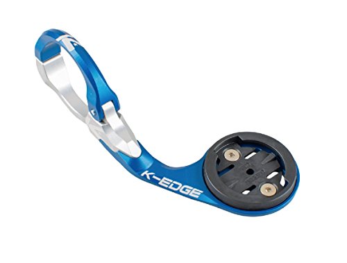 K-Edge Race Aero - Soporte para Garmin Edge 20, 25, 520, 820, Azul, Talla única