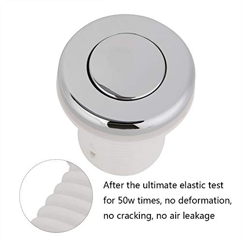 KAKAKE Interruptor de Aire Neumático, Elegante Interruptor de Presión de Aire Fácil de Instalar Plásticos de Ingeniería ABS Botón Neumático para para Hotel