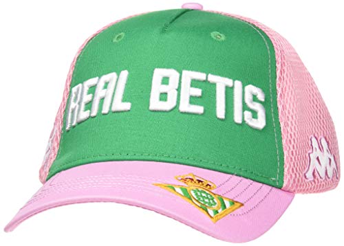 Kappa 31148CW_A09_59 ASETY Gorro Real Betis, Unisex, Rosa/Verde, Talla única