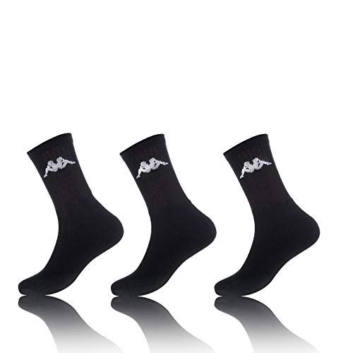 Kappa Calcetines de deporte para Hombre, Multicolor, 39/42 (pack de 6)