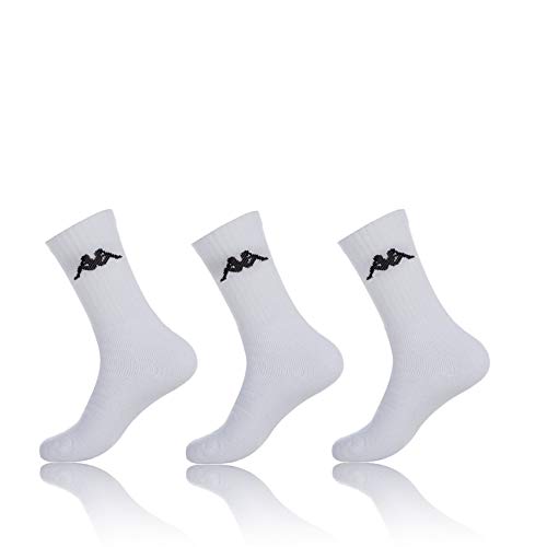 Kappa Calcetines de deporte para Hombre, Multicolor, 39/42 (pack de 6)