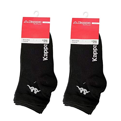 Kappa - Calcetines de deporte - para hombre Negro 42/44