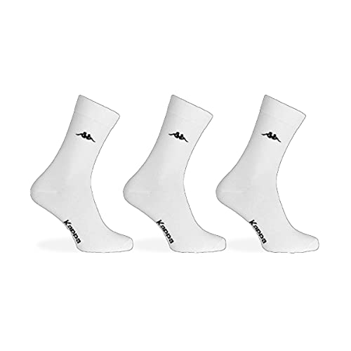 Kappa - Calcetines hasta la rodilla - para hombre Bianco 42/44