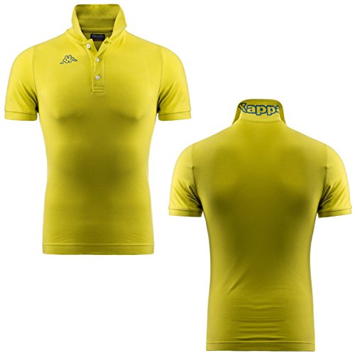 Kappa - Camiseta de tipo polo azul-verde M