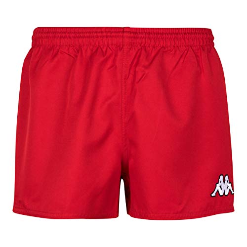 Kappa Fredo Pantalón Corto, Hombre, Rojo, 3XL