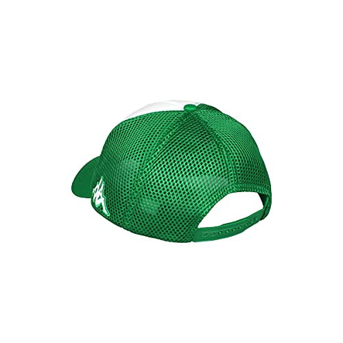 Kappa - Gorra Asety Real Betis Balompié Hombre - MAN - T59 - Verde, Blanco