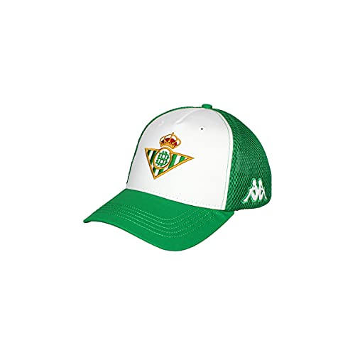 Kappa - Gorra Asety Real Betis Balompié Hombre - MAN - T59 - Verde, Blanco