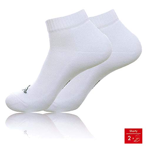 Kappa T252-1-F 35/38 Set Calcetines, 2 Pares Tobilleros Blanco, Adultos Unisex