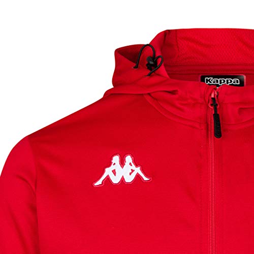 Kappa Telve Chaqueta Entrenamiento, Hombre, Rojo, L