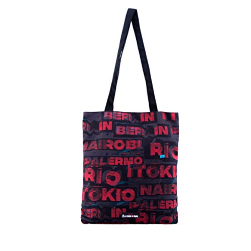 KARACTERMANIA la Casa de Papel Cities-Bolsa de la Compra Shopping Bag, Multicolor