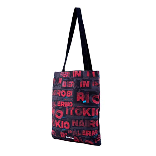 KARACTERMANIA la Casa de Papel Cities-Bolsa de la Compra Shopping Bag, Multicolor