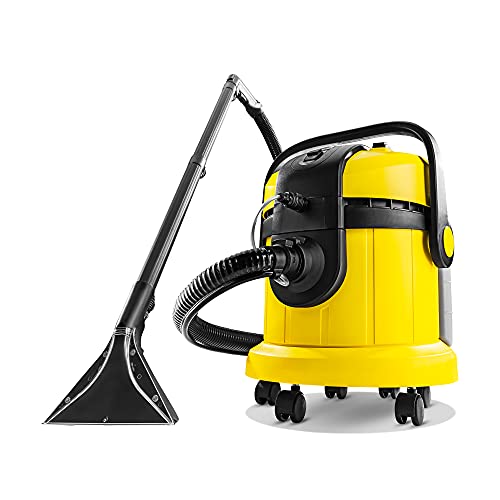 Kärcher SE 4002 Lava-aspiradora con Cable, 1400 W, 4 litros, 73 Decibelios, Negro-Amarillo