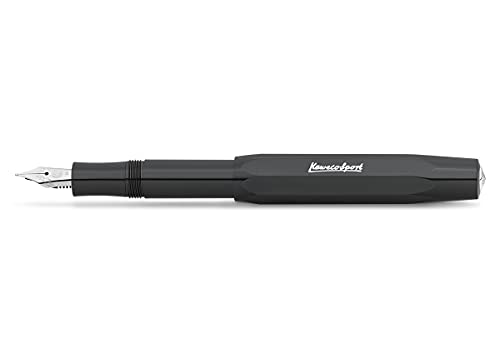 Kaweco Skyline Sport Pluma estilográfica, color negro, grosor M