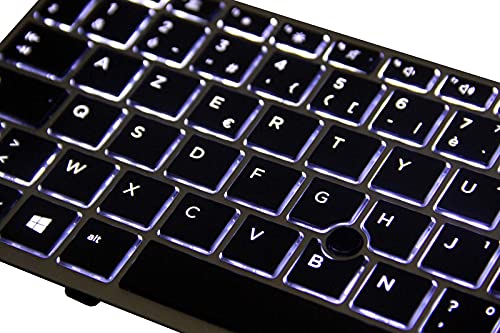 KbsPro AZERTY Teclado para HP EliteBook 840 G5, 840 G6, 745 G5, 745 G6 Retroiluminado L11308-051, L11307-051, L14377-051, L14378-051, L09813-051