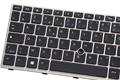 KbsPro AZERTY Teclado para HP EliteBook 840 G5, 840 G6, 745 G5, 745 G6 Retroiluminado L11308-051, L11307-051, L14377-051, L14378-051, L09813-051