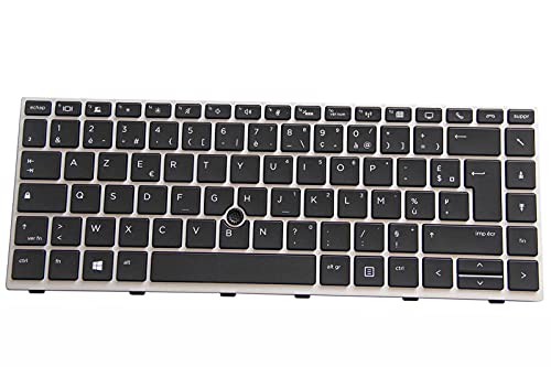 KbsPro AZERTY Teclado para HP EliteBook 840 G5, 840 G6, 745 G5, 745 G6 Retroiluminado L11308-051, L11307-051, L14377-051, L14378-051, L09813-051