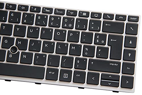 KbsPro AZERTY Teclado para HP EliteBook 840 G5, 840 G6, 745 G5, 745 G6 Retroiluminado L11308-051, L11307-051, L14377-051, L14378-051, L09813-051