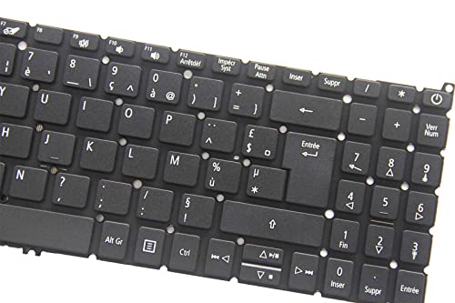 KbsPro Teclado francés para Acer Aspire 3 A315-22 A315-23 A315-34 A315-42 A315-42G A315-54G A315-55G AZERTY Without Backlit