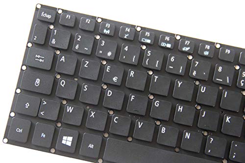 KbsPro Teclado francés para Acer Aspire A515-51 E5-522G E5-532G E5-573 E5-574G E5-575 E5-722 E5-772 A715-72G A717-71G ES1-523 ES1-732 AZERTY Not Backlit